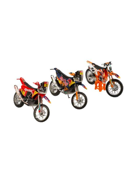 Set 3 motocyklov KTM Red Bull Racing BBurago
