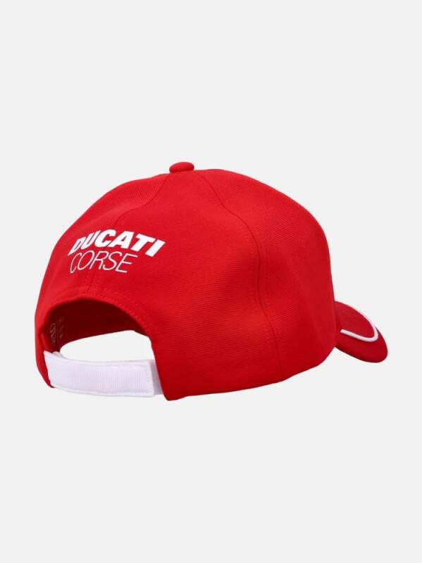Ducati Corse GRID red fan cap with logo