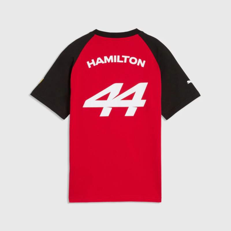 Kids' Lewis Hamilton Scuderia Ferrari F1 x Puma T-shirt - fan edition - 152 CM
