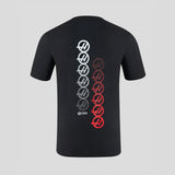 Tričko Haas F1 Team GRAPHIC s logom – čierne
