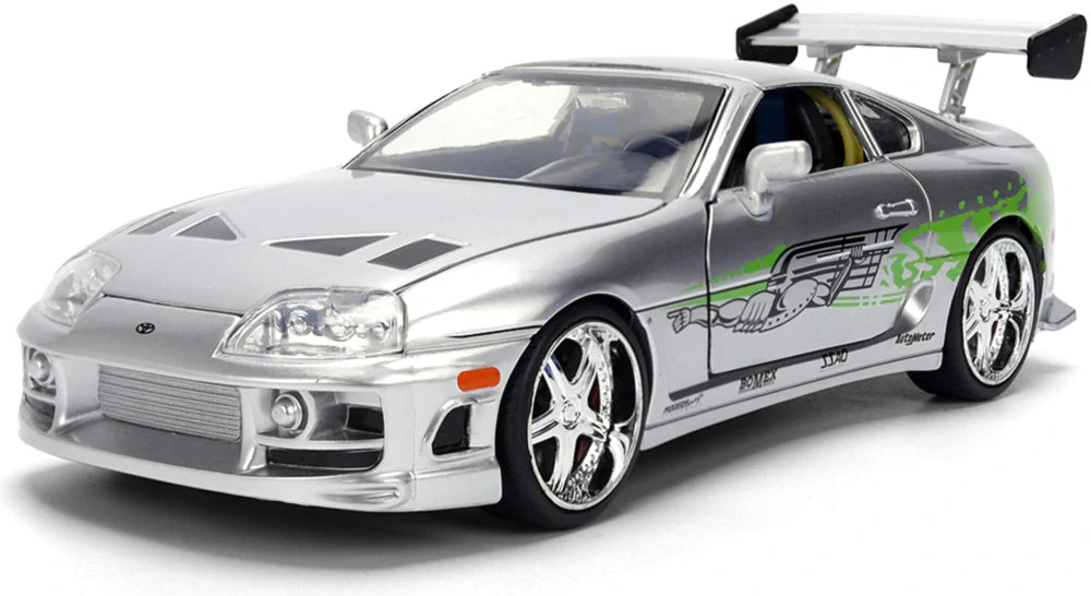Model Jada Fast & Furious Brian's Toyota Supra 1995 1:24 – 25th Anniversary Silver