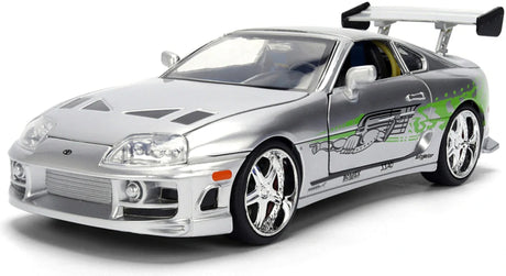 Model Jada Fast & Furious Brian's Toyota Supra 1995 1:24 – 25th Anniversary Silver