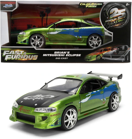 Model Jada Fast & Furious Brian's Mitsubishi Eclipse 1:24 – 25th Anniversary Edition