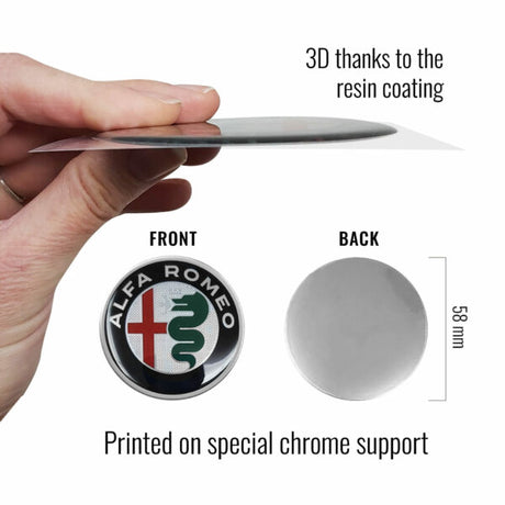 Alfa Romeo nálepka 3D