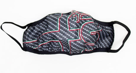 Alfa Romeo Carbon face mask black – official product