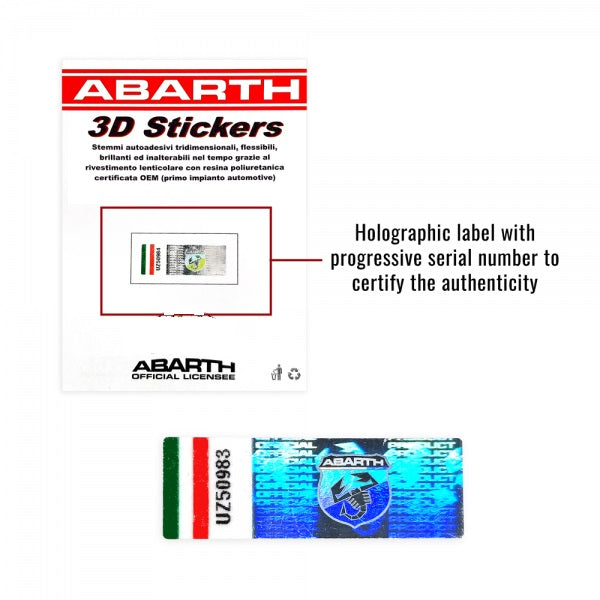 ABARTH 3D outdoor logo
