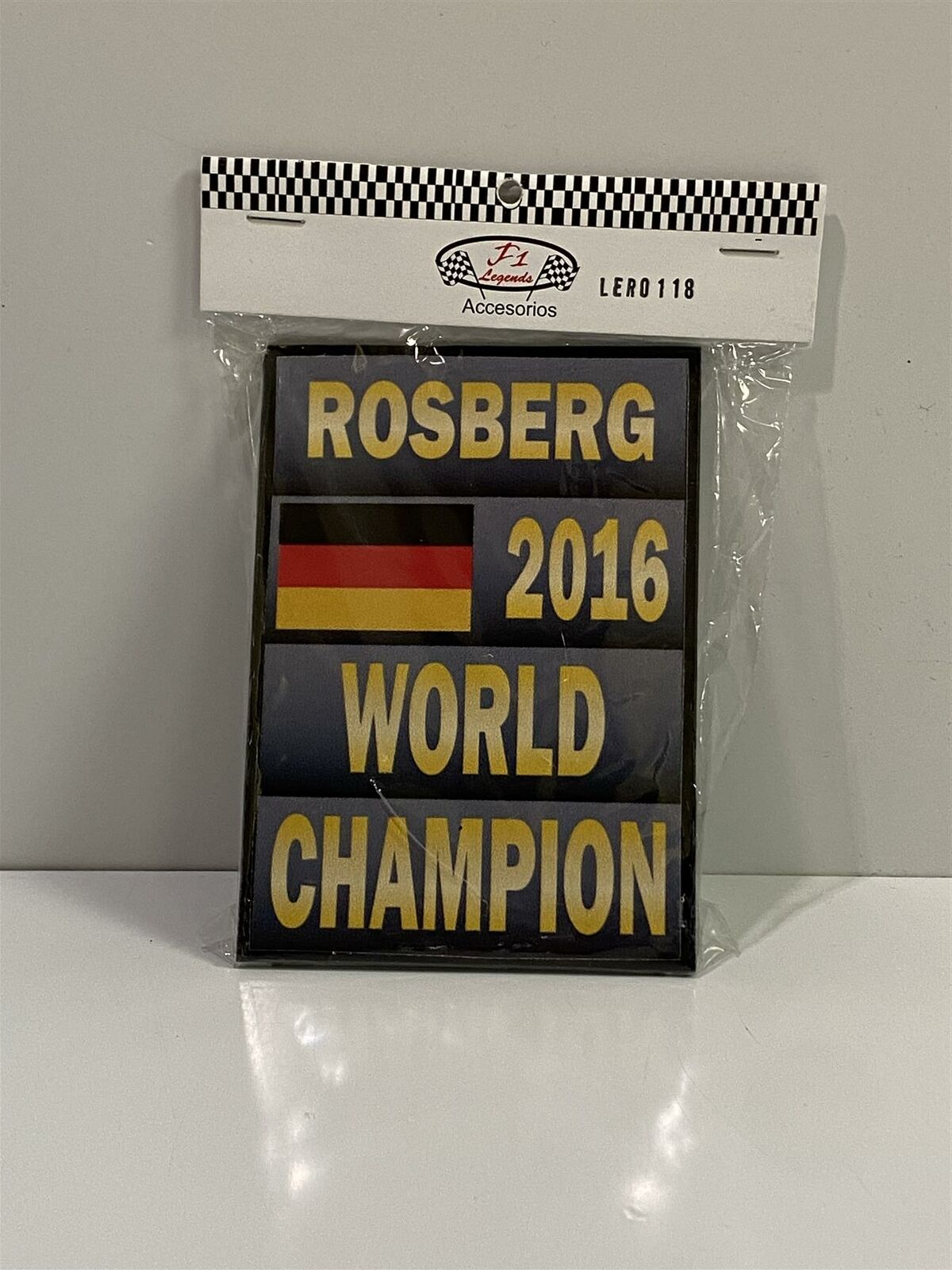 Pitboard N. Rosberg World Champion 2016