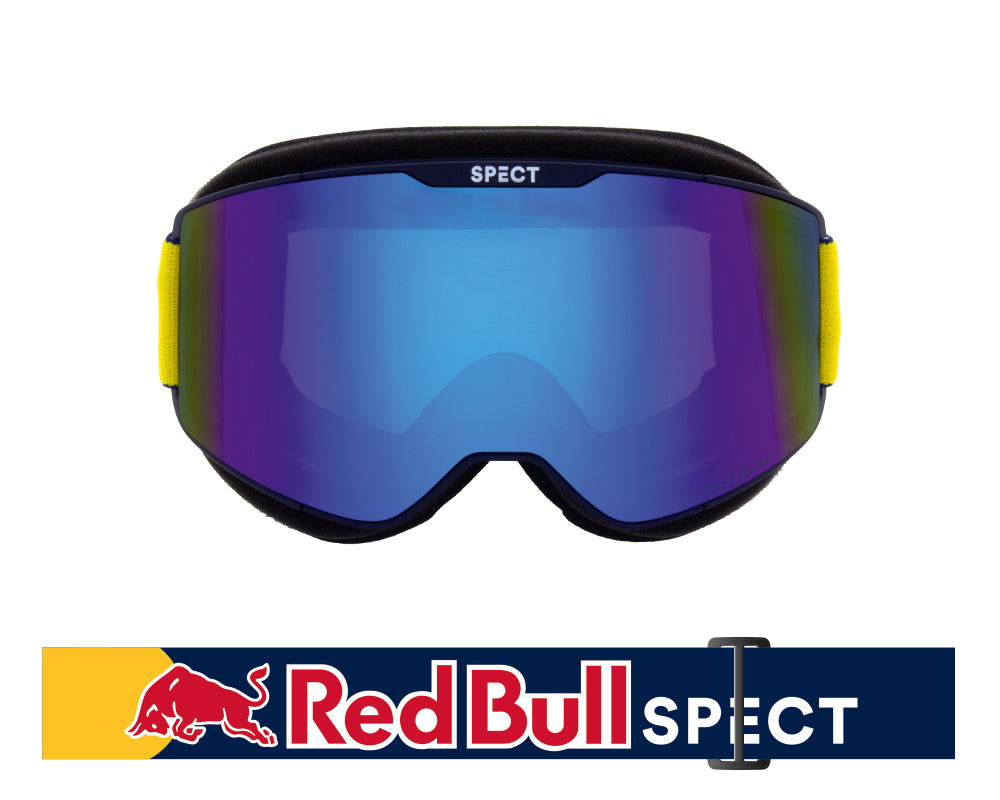 Red Bull Spect TORP snowcross goggles blue with blue lens