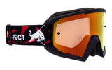 Red Bull Spect WHIP motocross goggles black with red-yellow lens