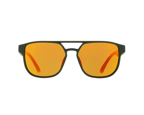 Red Bull Spect ELROY sunglasses olive green with brown lenses