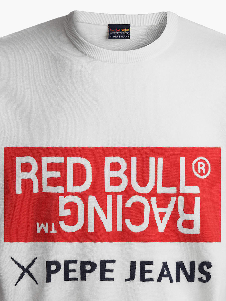 Pepe Jeans – Red Bull Racing jumper white with lettering