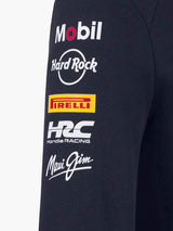 Tímová mikina s kapucňou Oracle Red Bull Racing s logami sponzorov