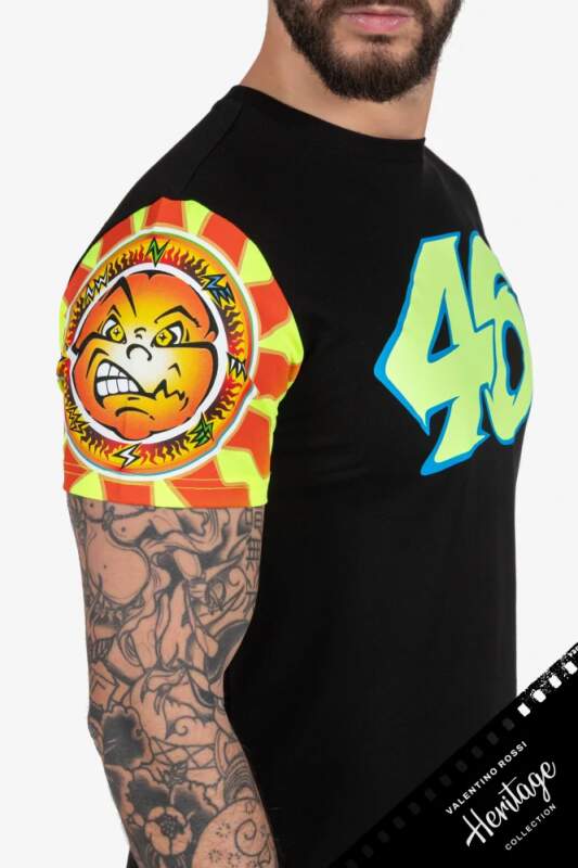 Dámske tielko VR46 Valentino Rossi - Heritage čierne