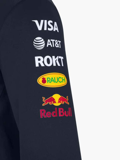 Tímová softshellová bunda Oracle Red Bull Racing s logami sponzorov