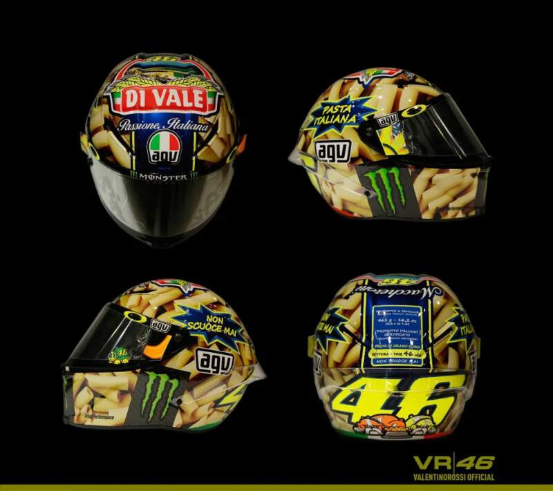 Model prilby MotoGP Valentino Rossi Mugello 2014