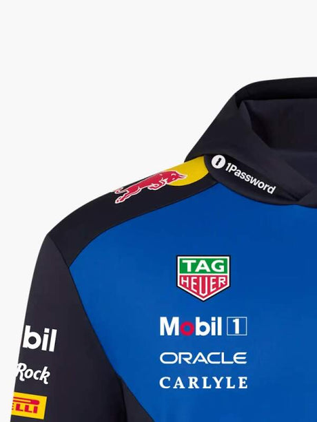 Mikina Oracle Red Bull Racing s logami sponzorov - tímová edícia