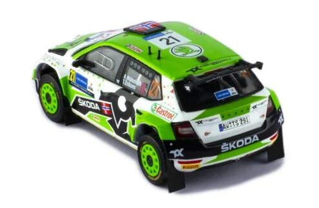 IXO model Škoda Fabia Rally2 EVO #21 A. Mikkelsen - T. Eriksen Rally Estonia 2022