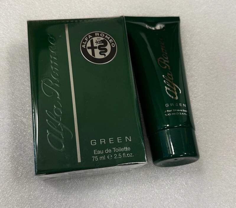 Alfa Romeo Green Eau De Toilette 75 ml + After Shave balzam 100 ml darčeková sada