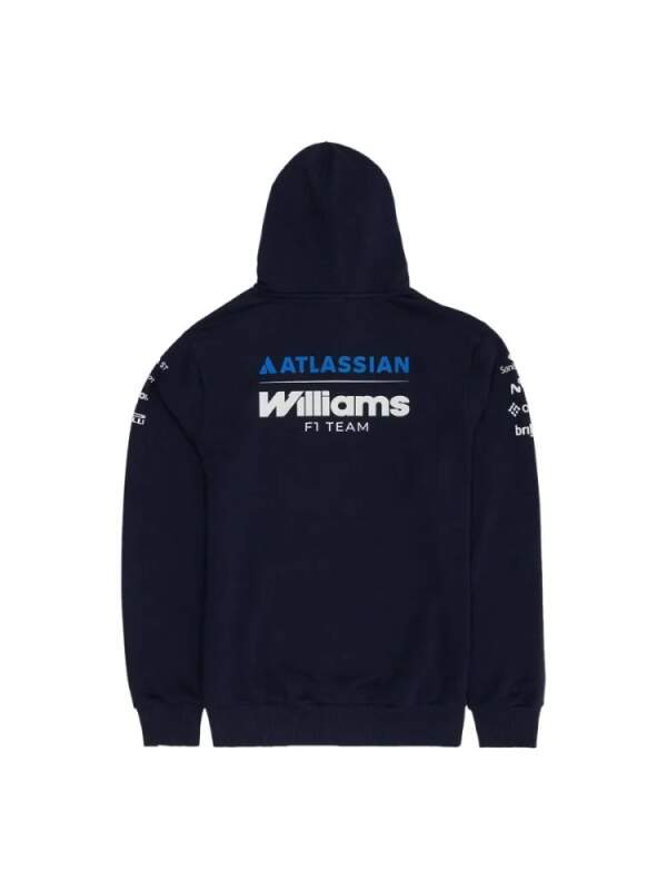 Mikina s kapucňou Williams F1 Team s logami sponzorov - tímová edícia