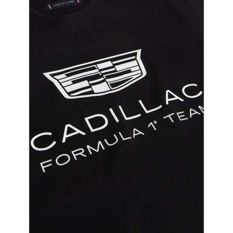 Čierne tričko Cadillac F1 x Tommy Hilfiger - voľnočasová edícia
