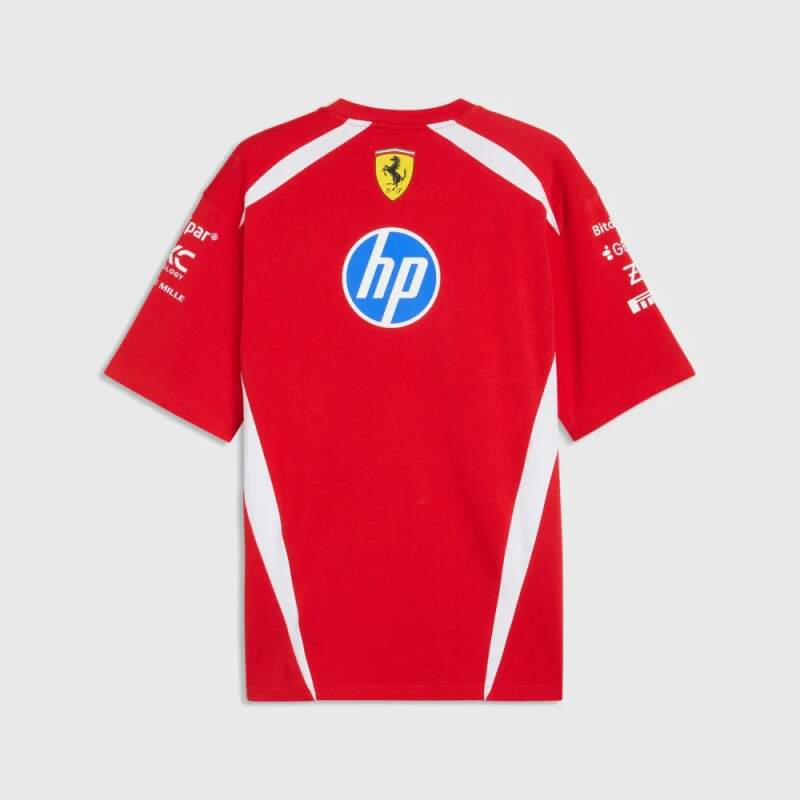 Tričko Scuderia Ferrari F1 s logami sponzorov x Puma - DRIVERS edícia