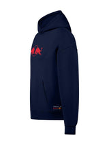 Mikina s kapucňou Oracle Red Bull Racing edícia SPARK tmavomodrá s logom