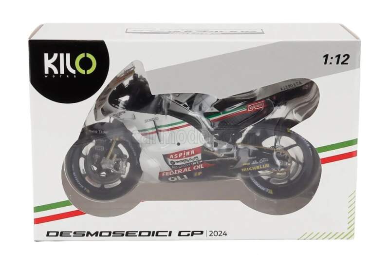 Model NZG MotoGP - Ducati GP23 Alex Marquez 1:12 - edícia San Marino GP