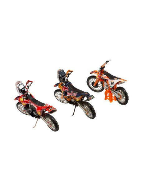 Set 3 motocyklov KTM Red Bull Racing BBurago