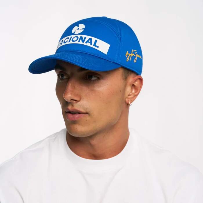 Ayrton Senna Nacional cap, blue