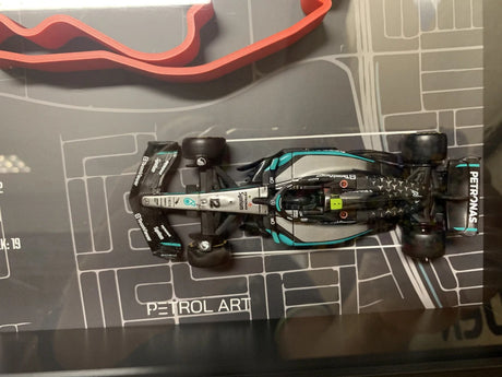 PETROL ART 3D Miami Frame with Mercedes Kimi Antonelli 1:43 Model – Miami GP 2025