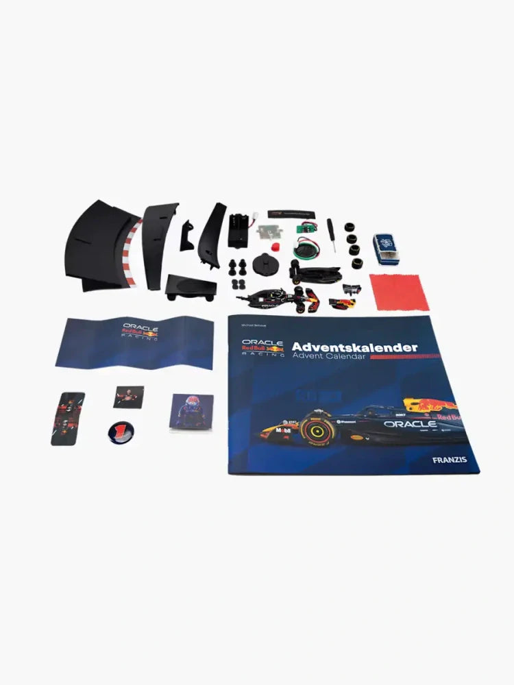 Stavebnica modelu Oracle Red Bull Racing RB21 Max Verstappen 1:43 – adventný kalendár