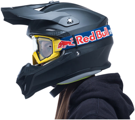 Red Bull Spect WHIP motocross goggles yellow with clear lens