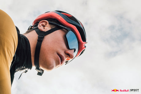 Red Bull Spect DASH sunglasses black with green-purple lens
