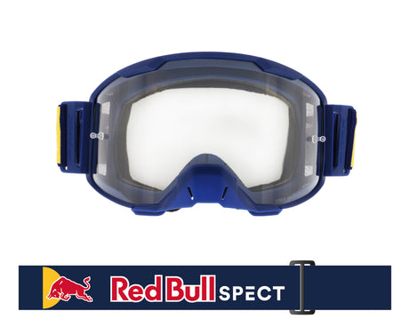 Red Bull Spect motokrosové okuliare STRIVE S tmavomodré s čírym sklom