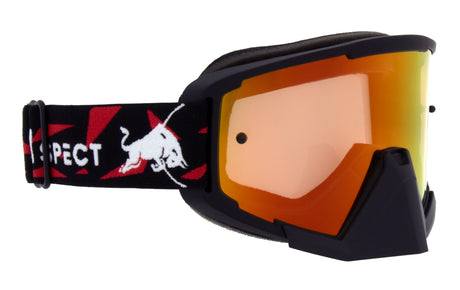 Red Bull Spect WHIP motocross goggles black with red-yellow lens