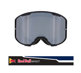 Red Bull Spect STRIVE motocross goggles black with silver lens