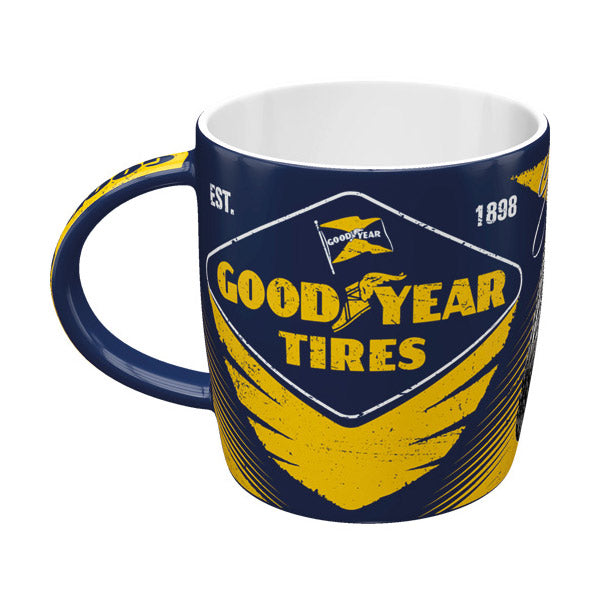 Goodyear ceramic mug with motif