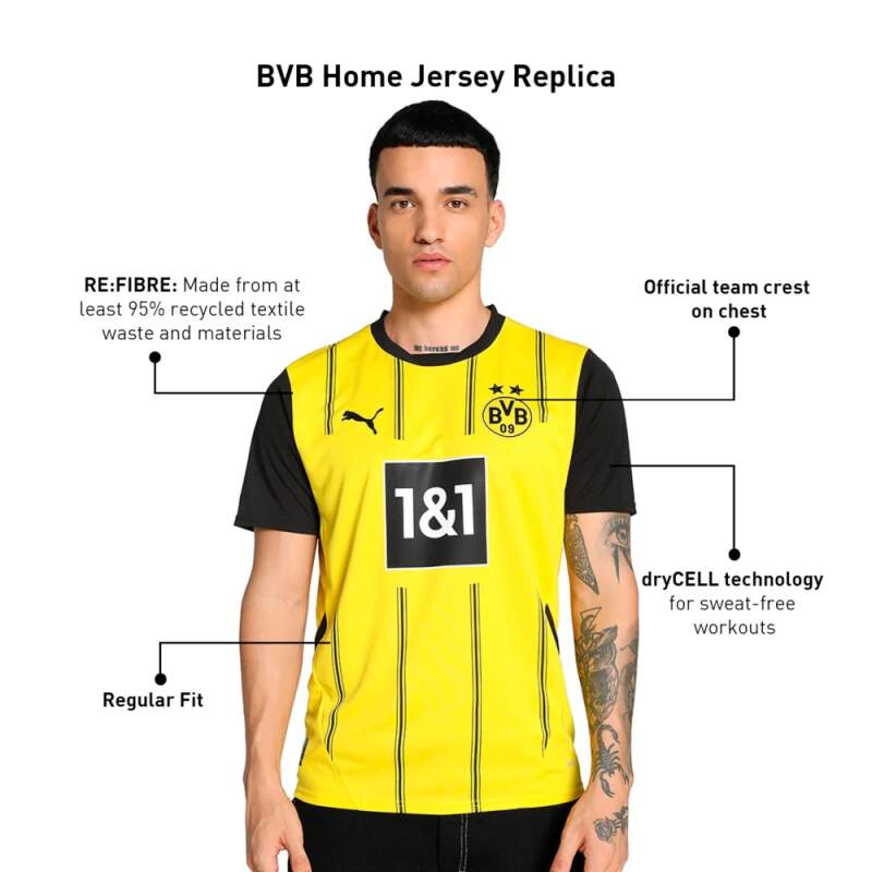 BVB Dortmund domáci dres Puma 24/25 - Replica