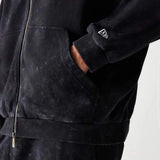 Voľnočasová mikina na zips - McLaren F1 NE GRPHC čierna washed