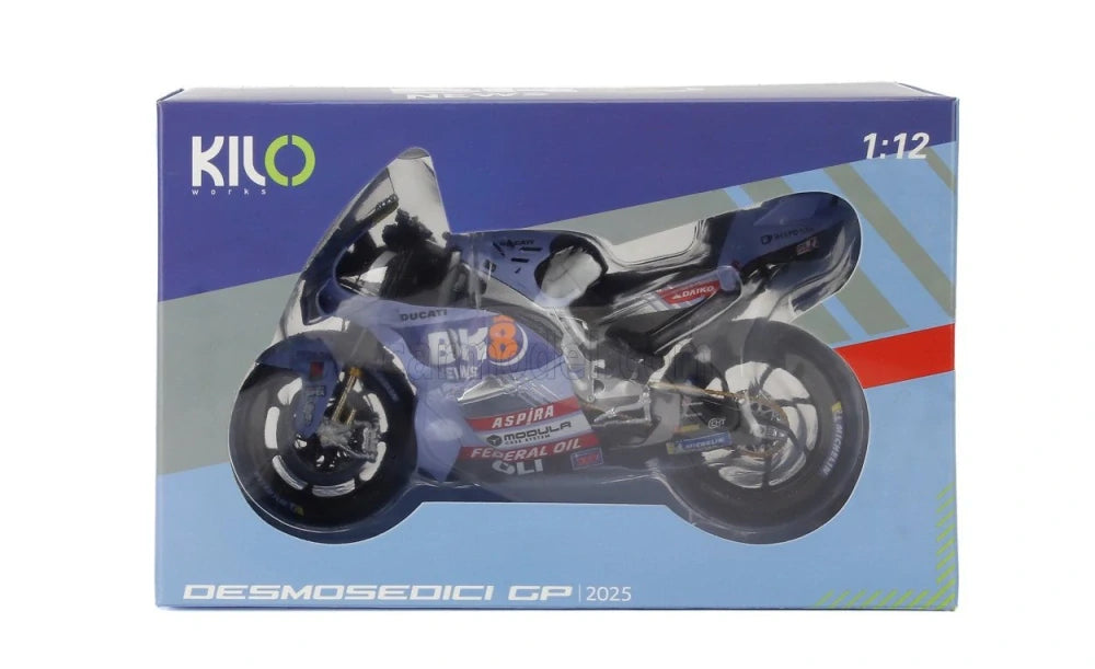 Model NZG Ducati Desmosedici GP25 Alex Marquez 1:12