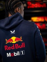 Tímová mikina s kapucňou Oracle Red Bull Racing s logami sponzorov