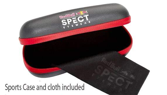 Red Bull Spect TAIN sunglasses black with gold lenses