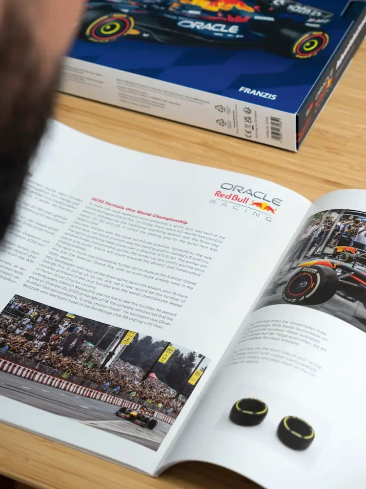 Stavebnica modelu Oracle Red Bull Racing RB21 Max Verstappen 1:43 – adventný kalendár